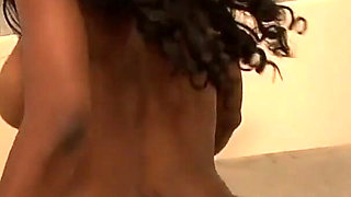 Busty oiled ebony banged by a BBC and sprayed on the face