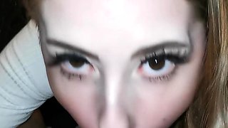 Czech amateur blowjob and fucking POV in public