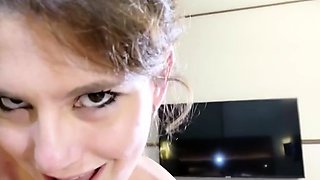Blowjob POV blowjob cumshot facial brunette pov