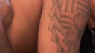 Samoa ebony-skinned BBW fucks black cock to enjoy cum