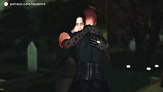 3D - Slutty girl is riding this cock like no tomorrow