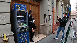 Guy shoots his cum on big natural tits of hot belgian milf Lady Lyne