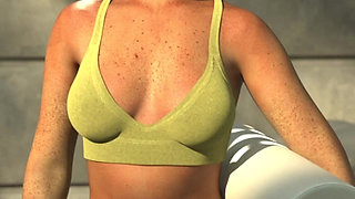 Dolly's Breeding Party by Two-lick Bakery - Wife Seeks Fertilization with the Sexy Yogi, Wild Outdoor Creampie 2