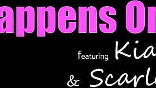 Watch bouncy Scarlett Mae and Kiara Cole's xxx