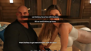 Perfect House Wife - Gameplay - Roleplay - Wife Fucks Boss and Father -in- Law