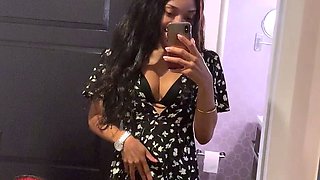 Amateur striptease and Solo masturbation