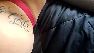 Naughty Pink Haired Transgirl Sloppy Blowjob