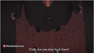 Car Toon - Succubus Stuck In Elevator Grows And Becomes