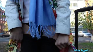 Public agent - exceptional russian rides hard on me before gulping my sperm