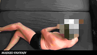 The Crazy Professor - a Sucking Doll Under His Bed Sucks His Cock Till the Cum Drips Over Her Lips