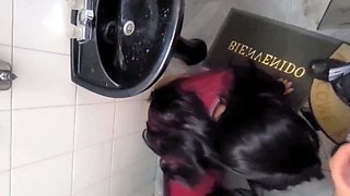 PLOWED IN THE SHOWER!!! Porking Her Classmate in Secret, IN THE COLLEGE SHOWER!! The Bastard Records Everything!! Molten Brazilian Nubile Gets Drilled!! REAL HOMEMADE MOVIE!