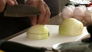 Double handjob in young on old amateur clip