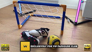 Soccer Match Testicular Destruction! She Almost Burst His Left Testicle! - Dave Moon - Jennifer - Bbusting (ballbusting)