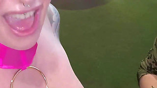 Two Curvy and Tattooed Whores Blowbang Party