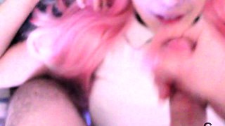 Teen blowjob and hardcore fun