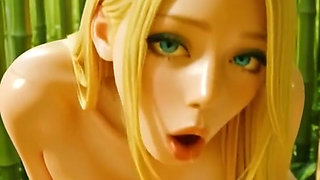 She got lost in the bamboo forest and gave herself to my cock so I could show her the way out