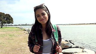 Teen goddess Vienna indulges in a steamy orgy of oral pleasure