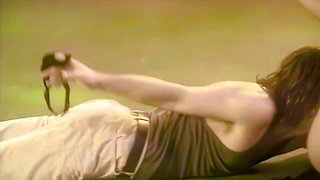 Natural Busty Rita Faltoyano Dances and Cums a DP on the Dance Floor