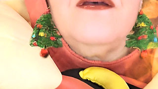 Time for the Reindeer Rear Games Shes Cumming Going Insane