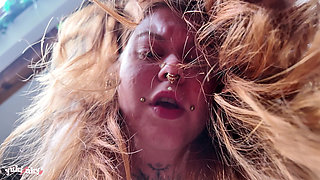 POV: I Squirt You in the Face - Squirting, Hairy, Femdom, Facesitting