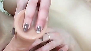 18yo Teen Student Masturbates with Dildo for an Orgasm. Shanaxnow