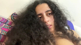 Hairy Goddess Masturbating