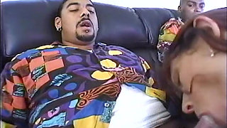 Epic vintage interracial double penetration cum slut