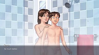 Hot Step Sister Fucks Anon in Summertime Saga Part 5 - 3D Cartoon Sex