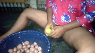 Bangladeshi Village Housewife mopping the floor when a stranger lured her. Bengali Audio