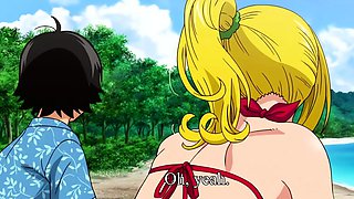 Honey Blonde 02 - Rough Beach Sex With Huge-Breasted Babe