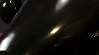 Horny Rubber Doll Playing with Herself and Using Sub as Face Dildo