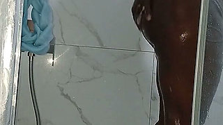 A Cold Shower Washing My Pussy