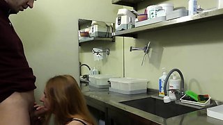 Russian Teen Nurse Loves Big Cocks at Work