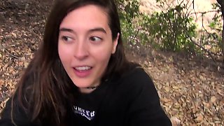 James Deen Fucked Me In The Woods - RISKY OUTDOOR QUICKIE -