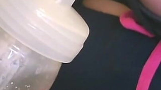 Breast Pumping My Lactating Breasts