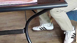 Lazy Office Girl in Latex & Leather Got Fucked by Angry Boss