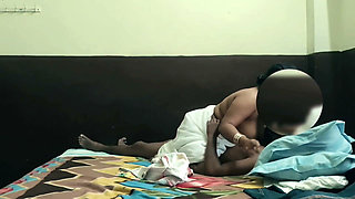 Uncut Wedding Anniversary Night in White Saree Full Video