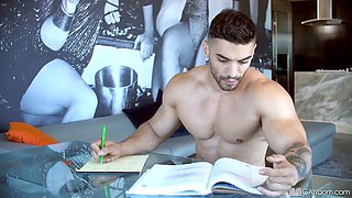Horny Muscle Student Craves Twink