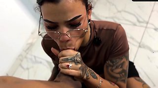 Hot inked legitimate year old latina secretary pulverizes