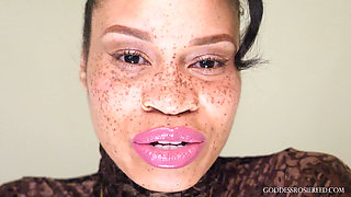 Learn From Rosie 8- Ebony Femdom Goddess Rosie Reed Mental Domination Slave Training