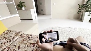 Mommy teaches stepson how to properly fuck her tight pussy