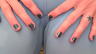 Sweaty Pussy in Lycra Spandex