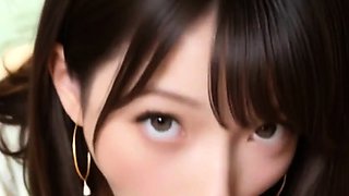 Brunette bar cum facial, schoolgirl blowjobs by fireplace