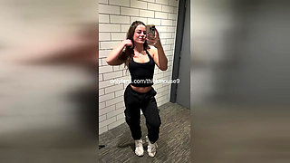 18yo Slut Virgin Fucked Raw Live Gym Fail