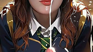 Rough Deepthroat Blowjob - Massive Facial Cumshot