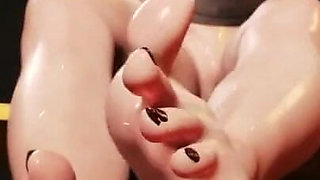 Queen Marika Gives the Tarnished (you) a Footjob - 3D Animation Elden Ring