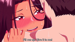 Horny Student with Big Boobs Fucked Hard by Lucky Teacher (Hentai Sex) Eng Sub