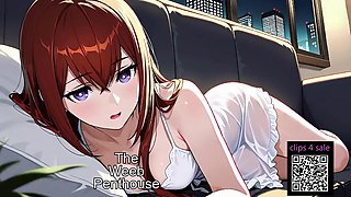 The Weeb Penthouse: Makise Kurisu in Steins Gate BDSM Bondage