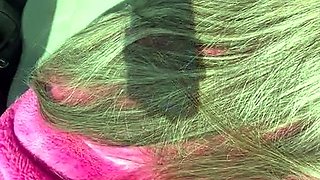 Hot brunette big boobs toying pink pussy