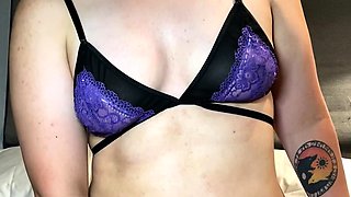 Hairy brunette Ansie Rocher toys her bushy pussy